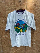 Vintage 90s Cozumel Mexico Parrot Single Stitch T-Shirt Gray Size M
